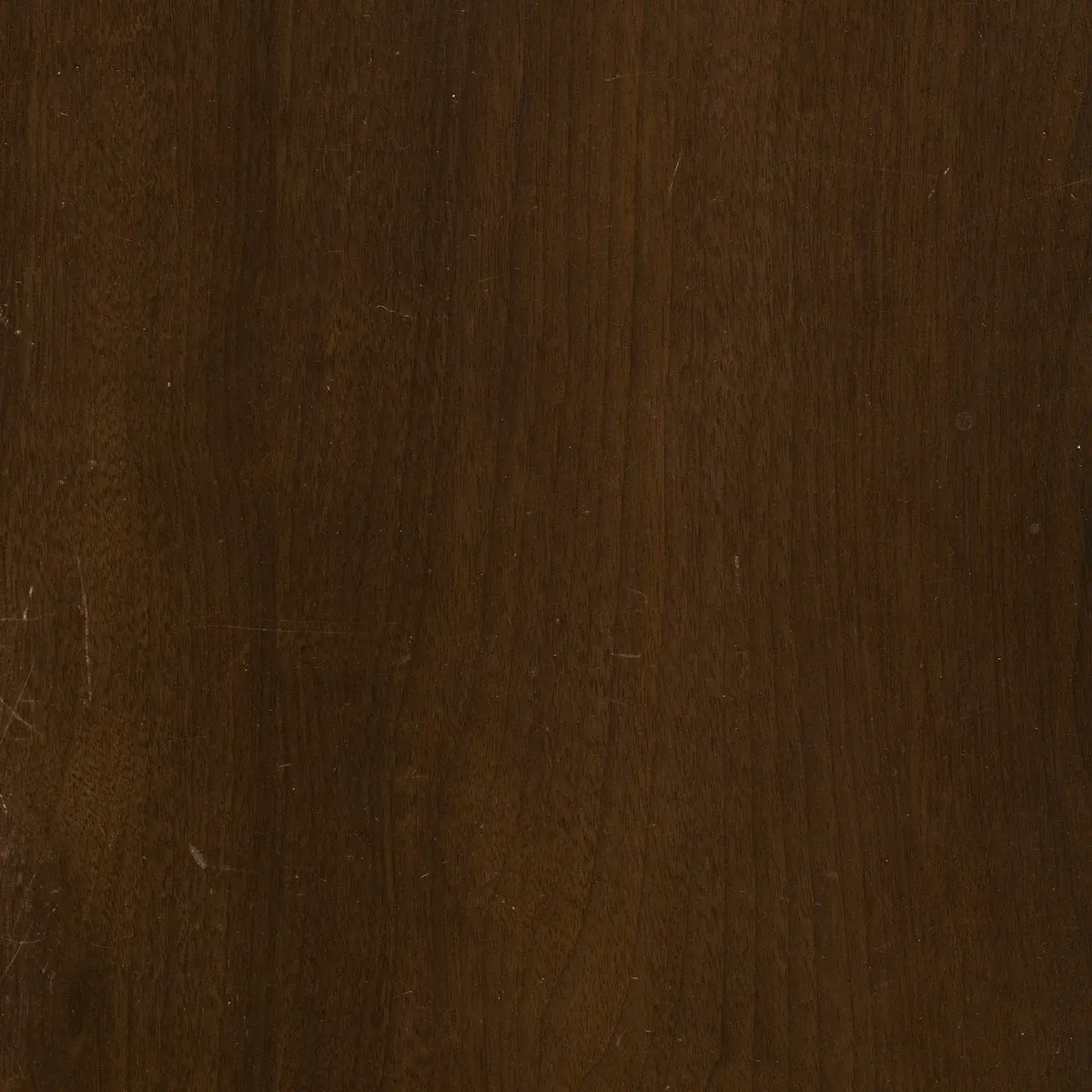 Dark fumed timber veneer, deep brown-black grain